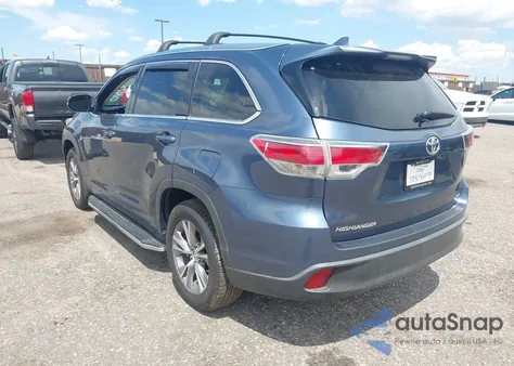 2014 Toyota Highlander Xle V6 from USA, damaged, VIN 5TDKKRFH4ES014041